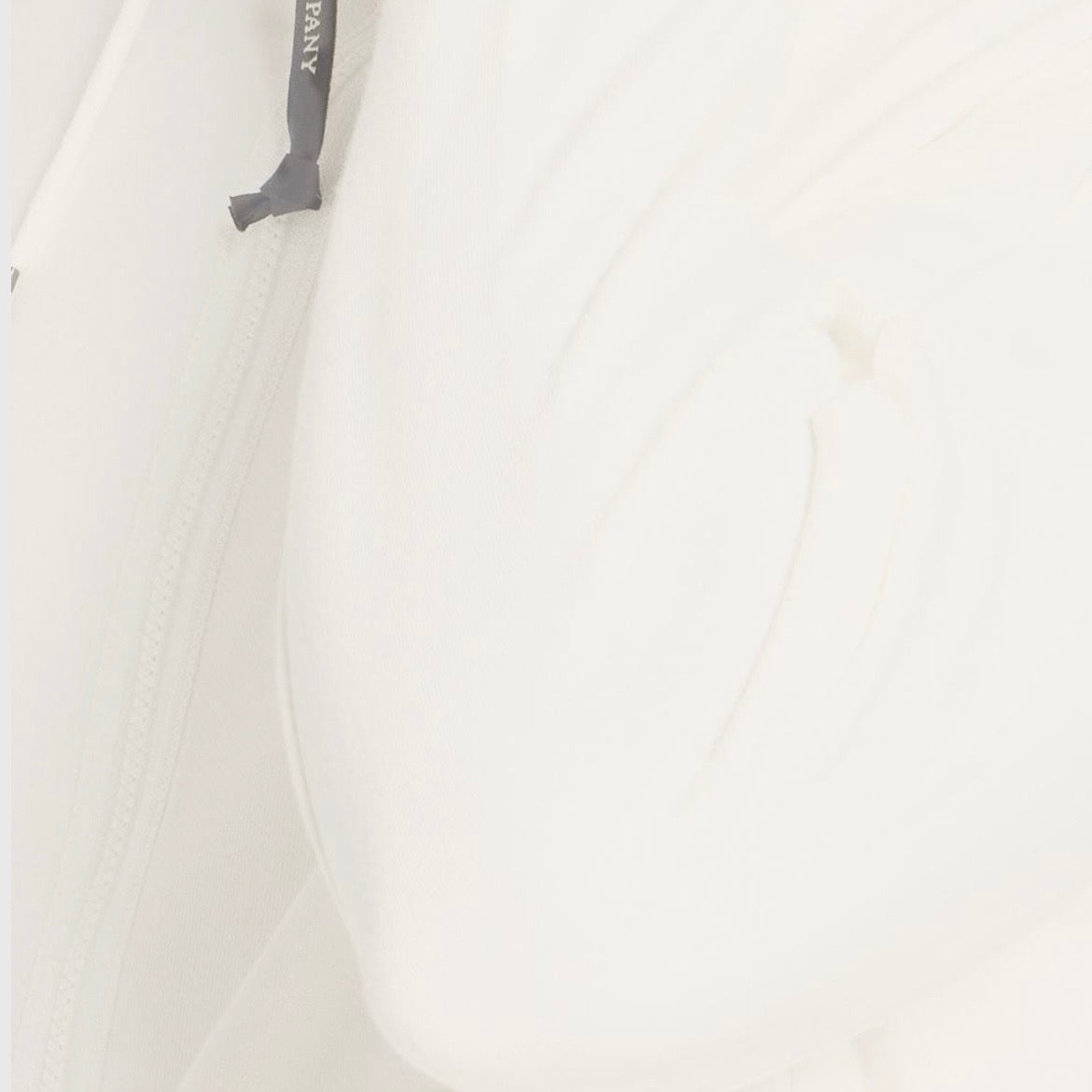 Sweat Zippé à Capuche C.P. Company Premium - Blanc