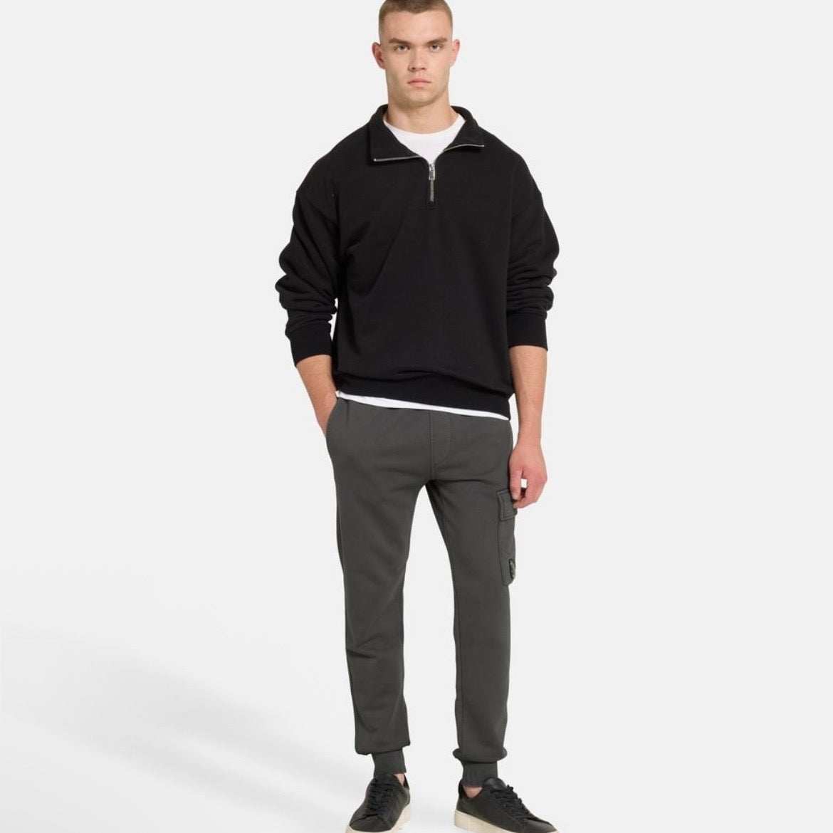 Pantalon Jogging CP Company — Gris Anthracite