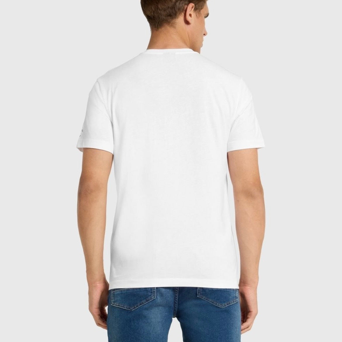 T-shirt Paul & Shark — Blanc Logo Bandeau