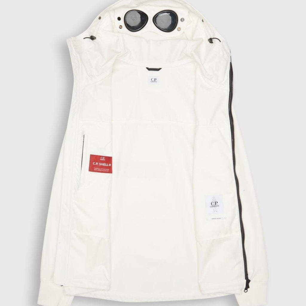 Veste à Capuche C.P. Company lunettes - Écru