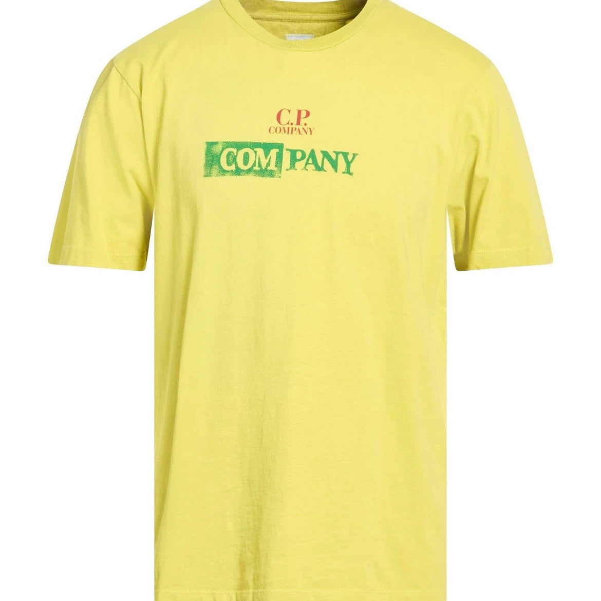 T-Shirt C.P. Company Logo Vintage - Jaune