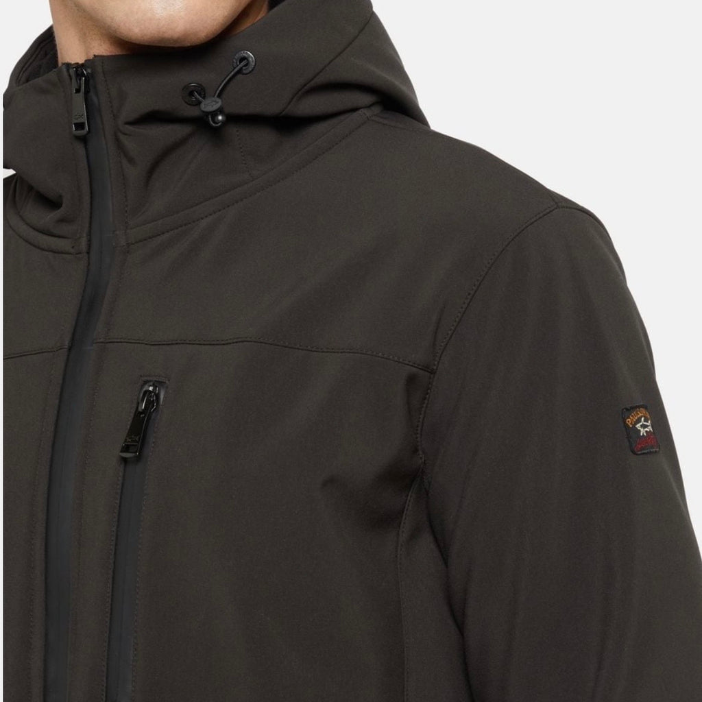 Veste Softshell à Capuche Paul & Shark — Noire