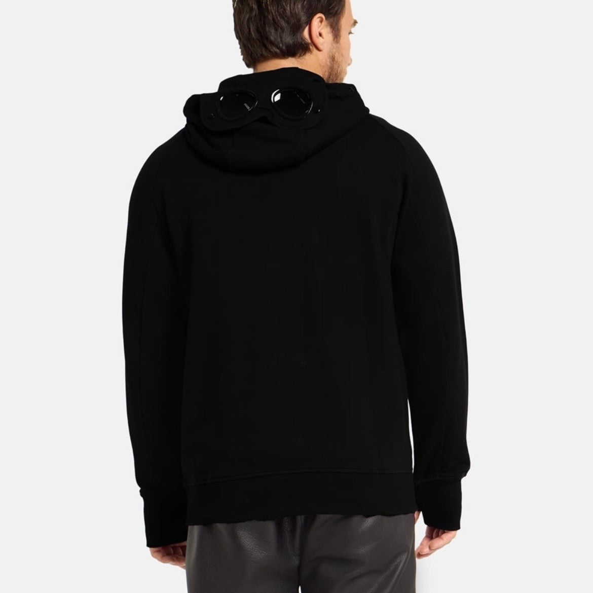Sweat Zippé à Capuche C.P. Company Premium - Noir