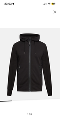Sweat Zippé à Capuche C.P. Company - Noir