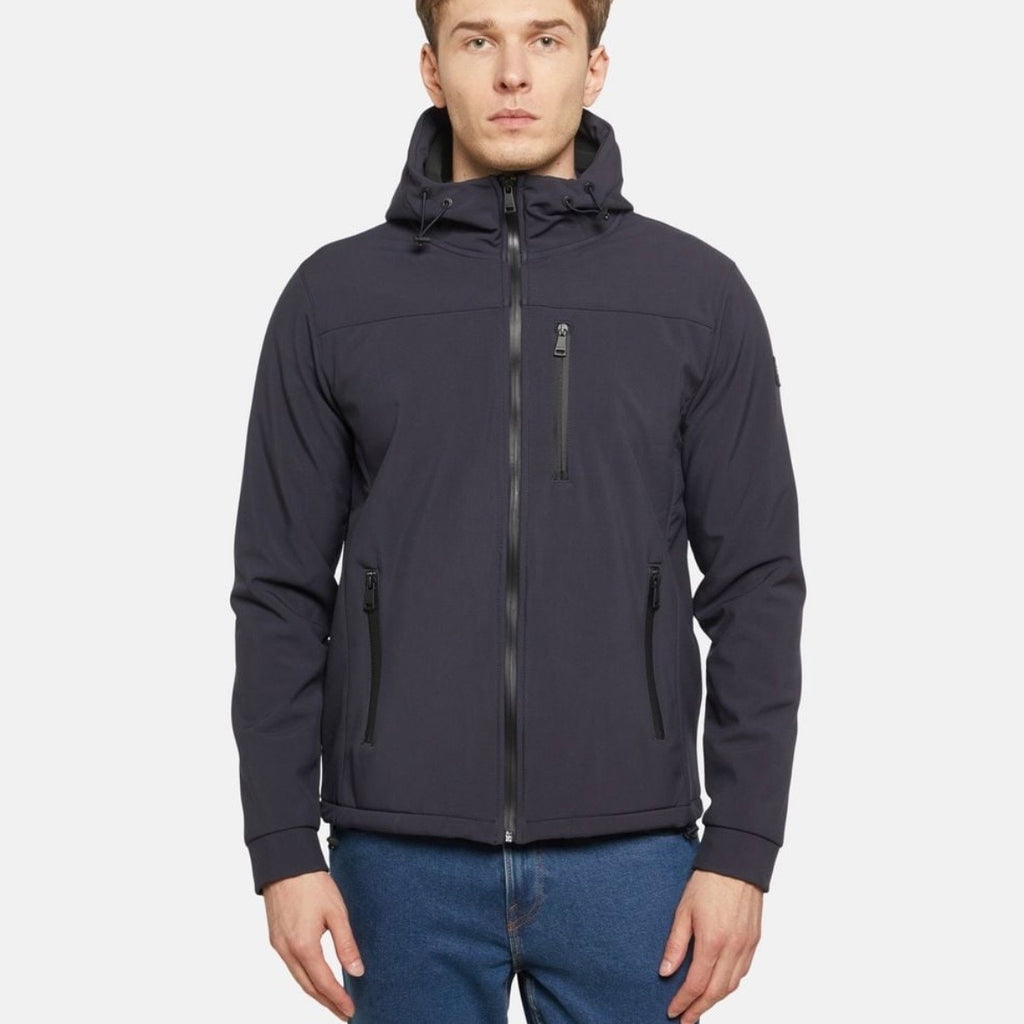 Veste Softshell à Capuche Paul & Shark — Bleu Nuit