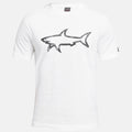 T-shirt Paul & Shark — Blanc Requin Dessiné
