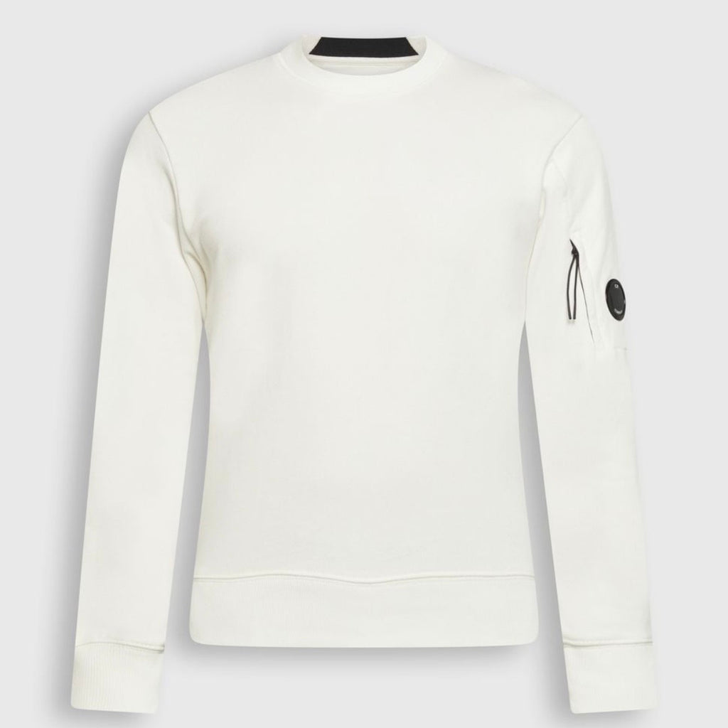 Sweat Col Rond C.P. Company - Blanc
