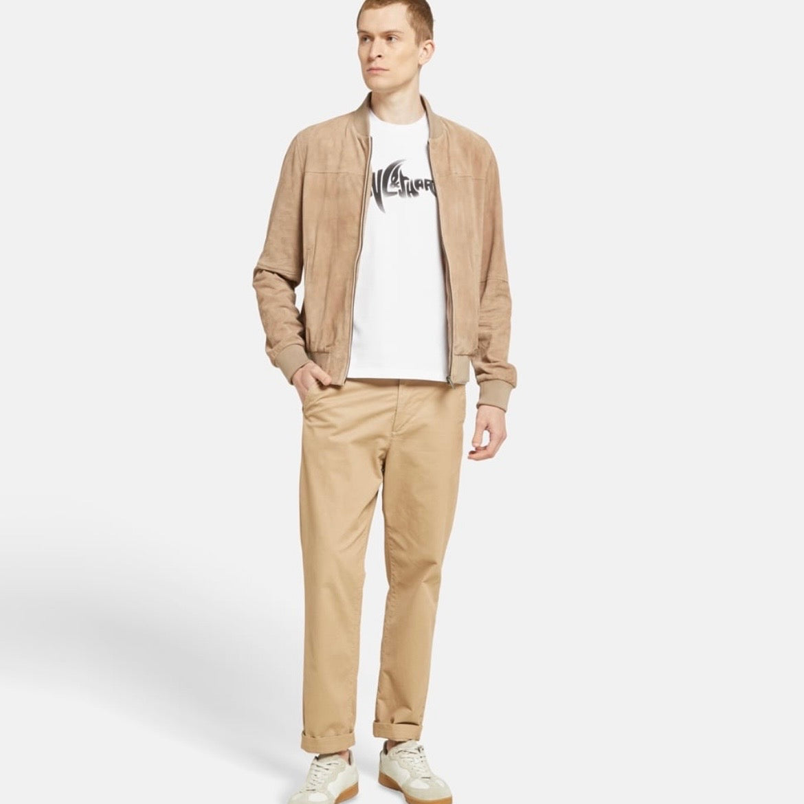 T-shirt Paul & Shark — Blanc Logo Requin