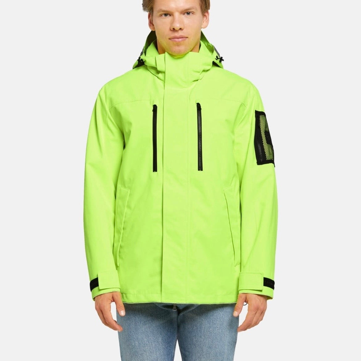 Blouson à Capuche Paul & Shark — Jaune Fluo