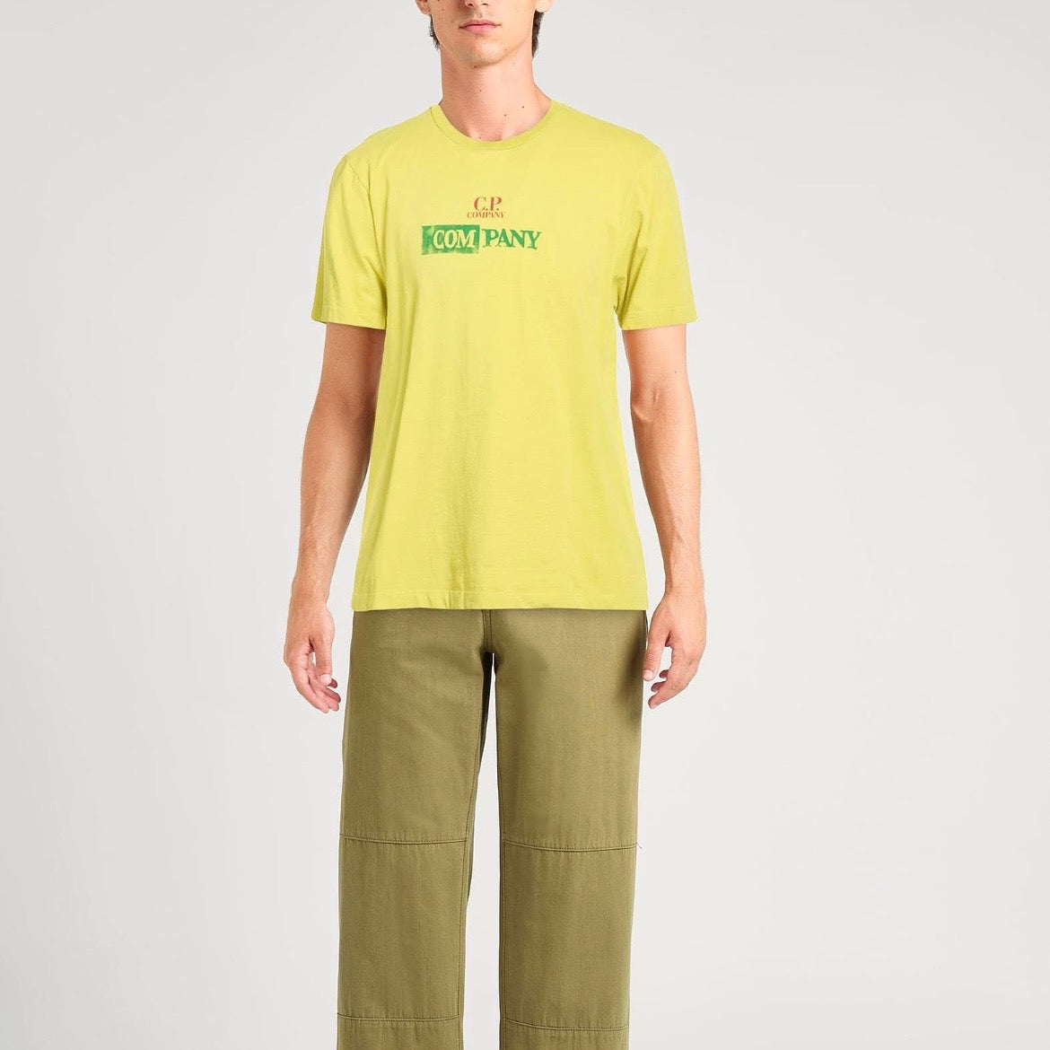 T-Shirt C.P. Company Logo Vintage - Jaune