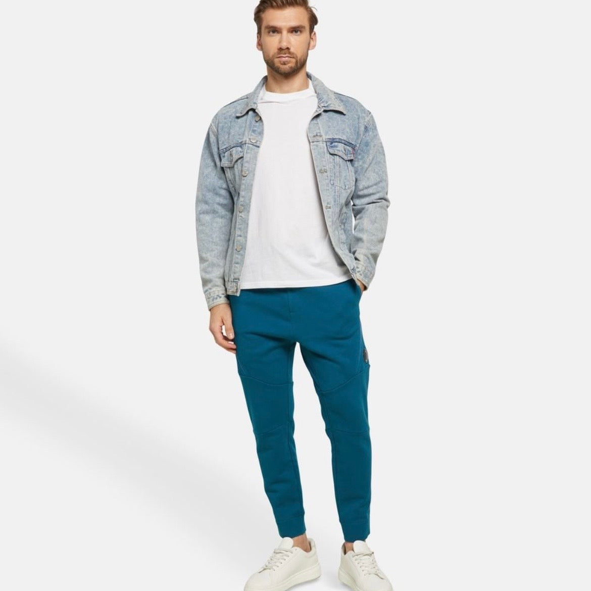 Pantalon Jogging CP Company — Bleu Pétrole