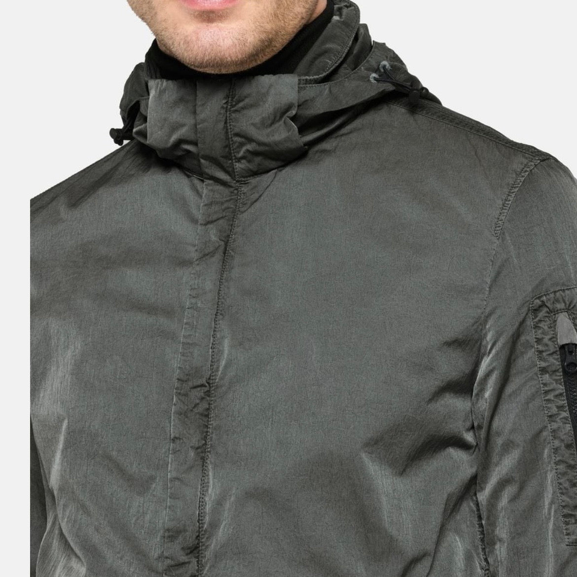 Veste Courte à Capuche Paul & Shark — Gris Anthracite
