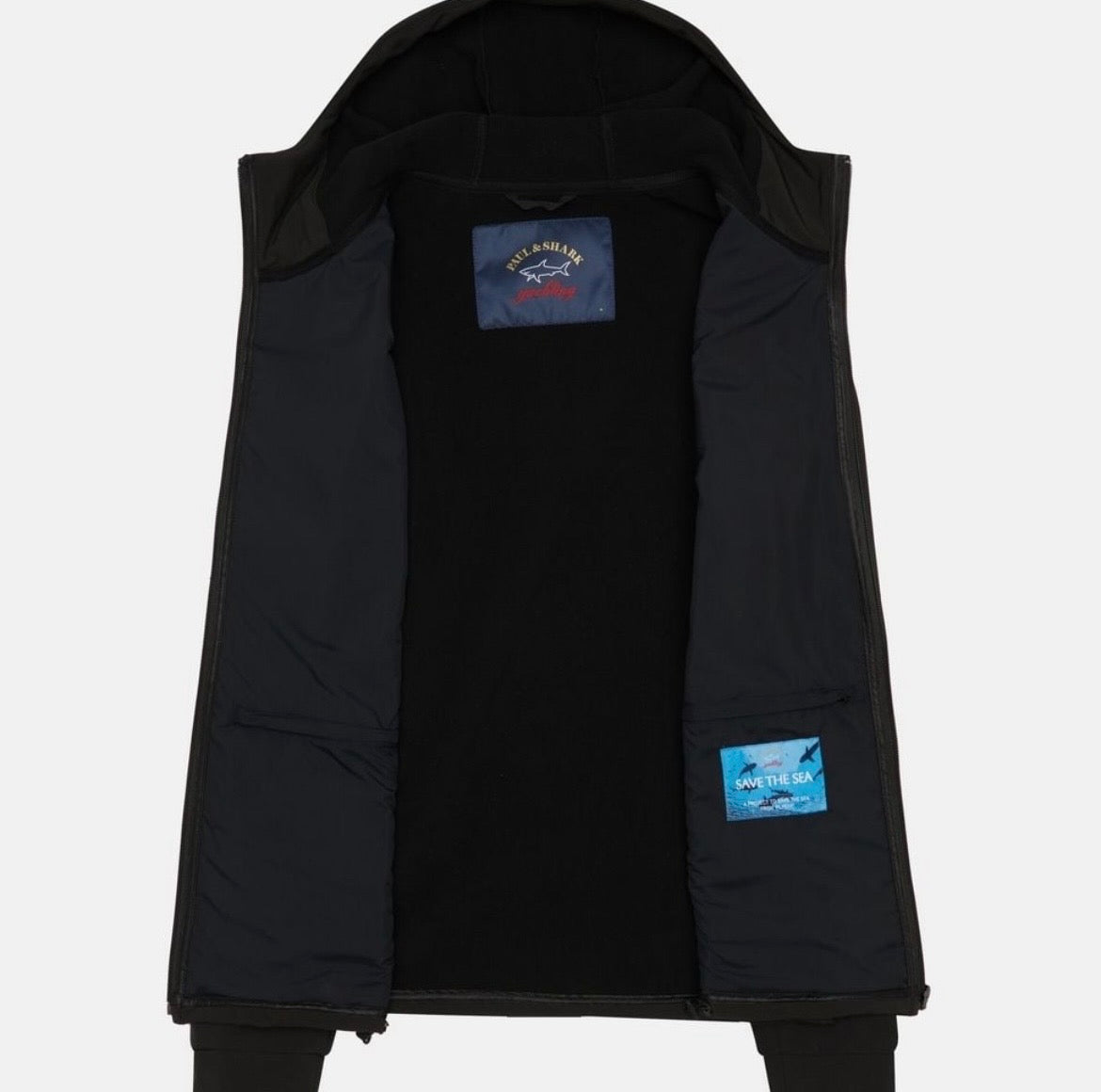 Veste Softshell à Capuche Paul & Shark — Noire