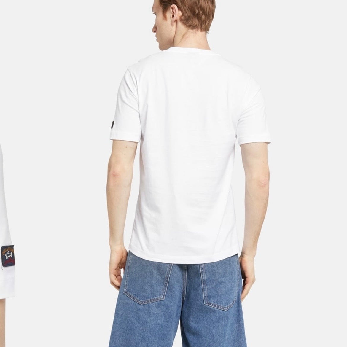 T-shirt Paul & Shark — Blanc Requin Dessiné