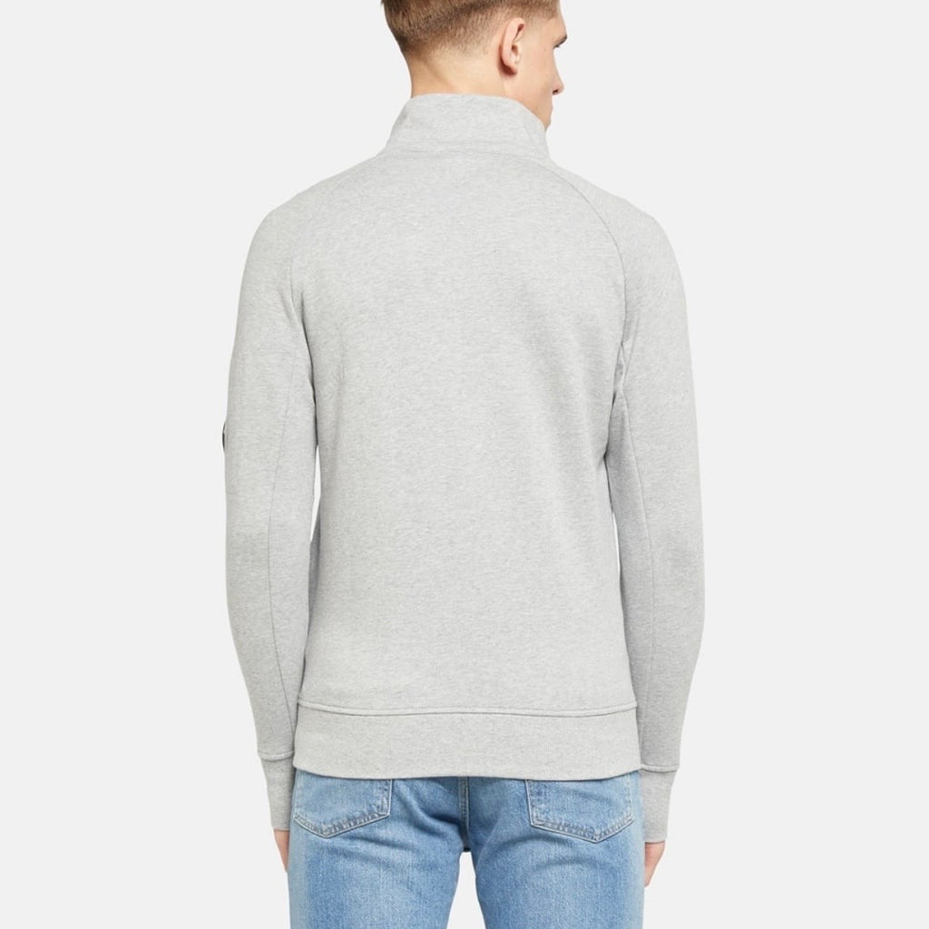 Sweat Col Montant Demi-Zip C.P. Company - Gris Chiné