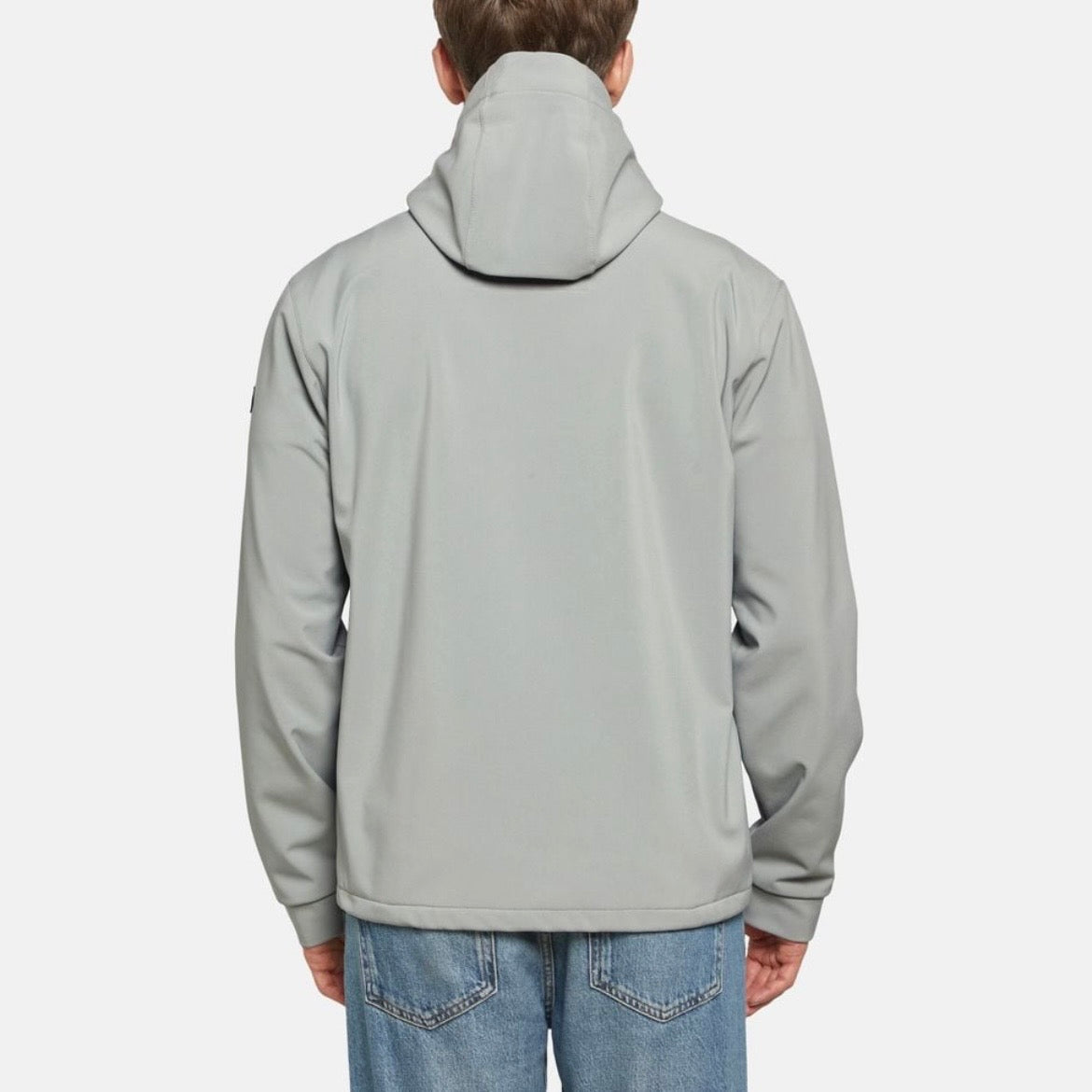 Veste Softshell à Capuche Paul & Shark — Gris Clair
