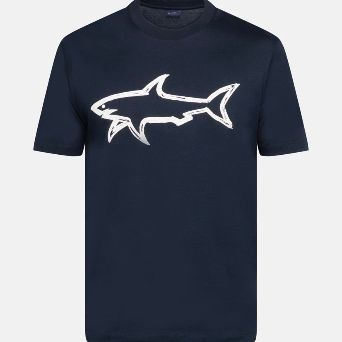 T-shirt Paul & Shark — Bleu Marine Requin Dessiné