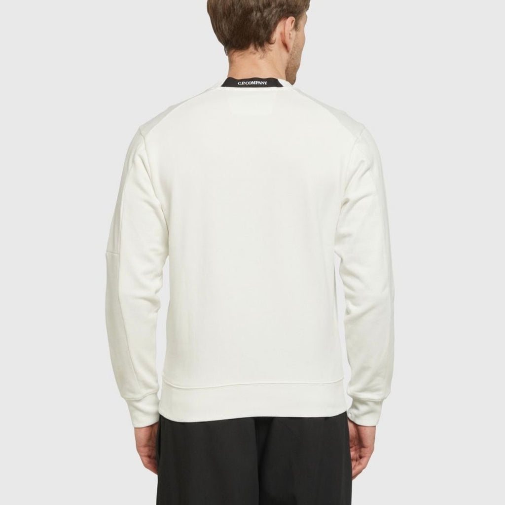 Sweat Col Rond C.P. Company - Blanc