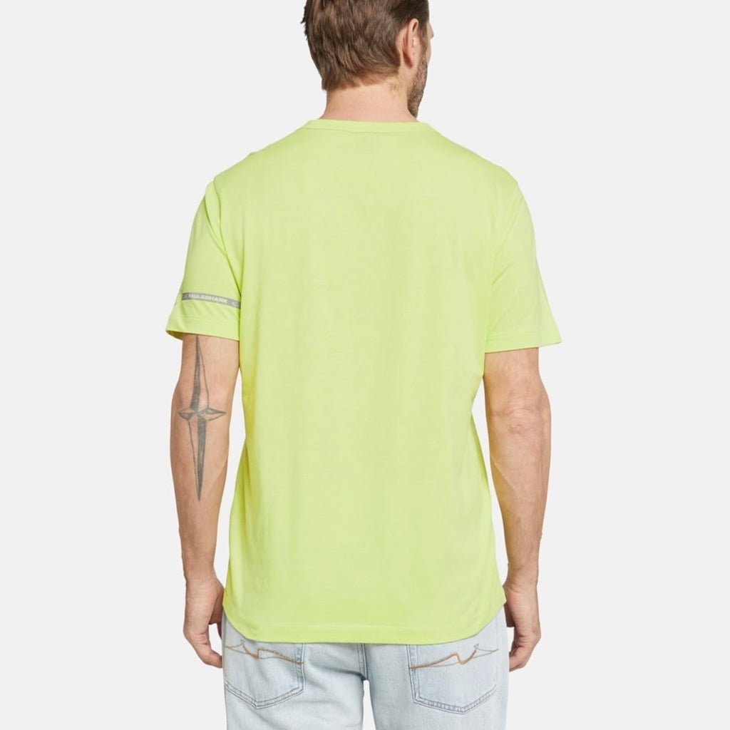 T-shirt Paul & Shark — Jaune Fluo Bande Logo