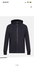 Sweat Zippé à Capuche C.P. Company - Bleu Marine