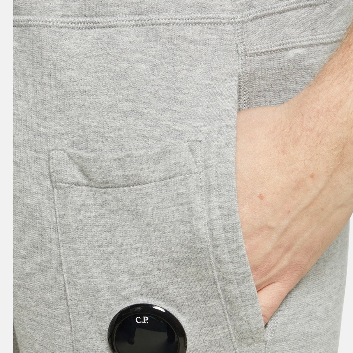 Pantalon Jogging CP Company — Gris Chiné Clair