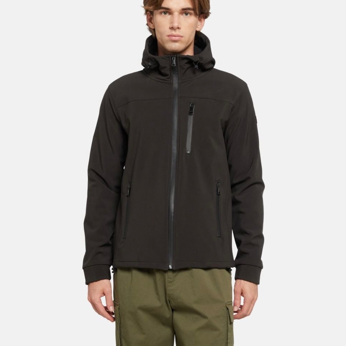Veste Softshell à Capuche Paul & Shark — Noire
