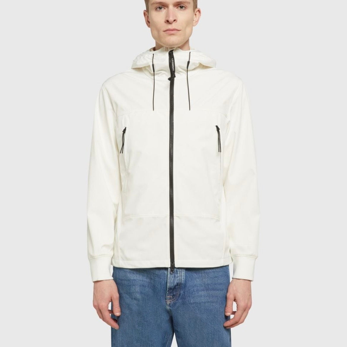 Veste à Capuche C.P. Company lunettes - Écru