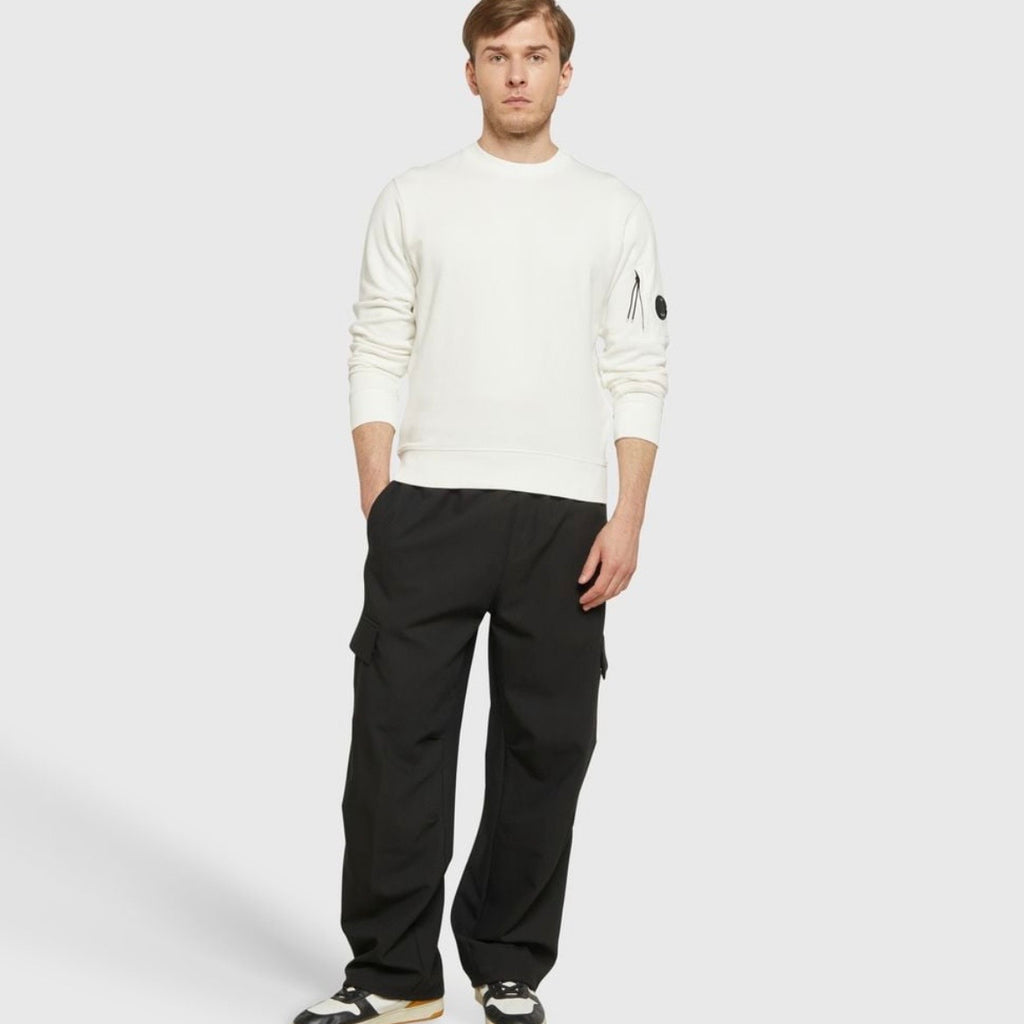 Sweat Col Rond C.P. Company - Blanc