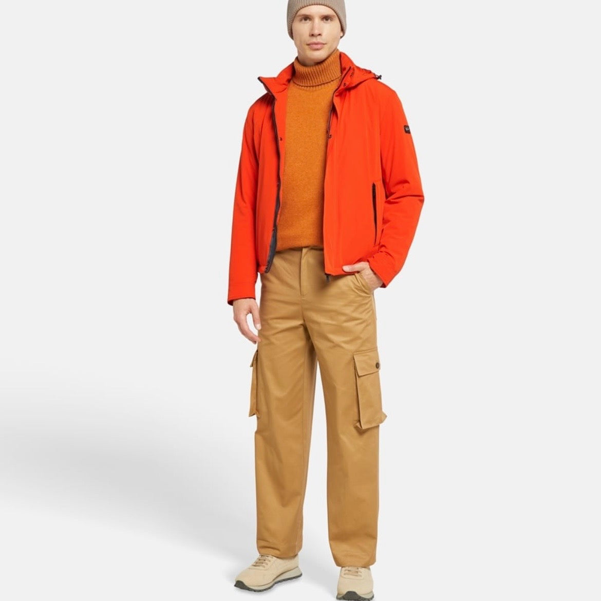 Blouson à Capuche Paul & Shark — Orange