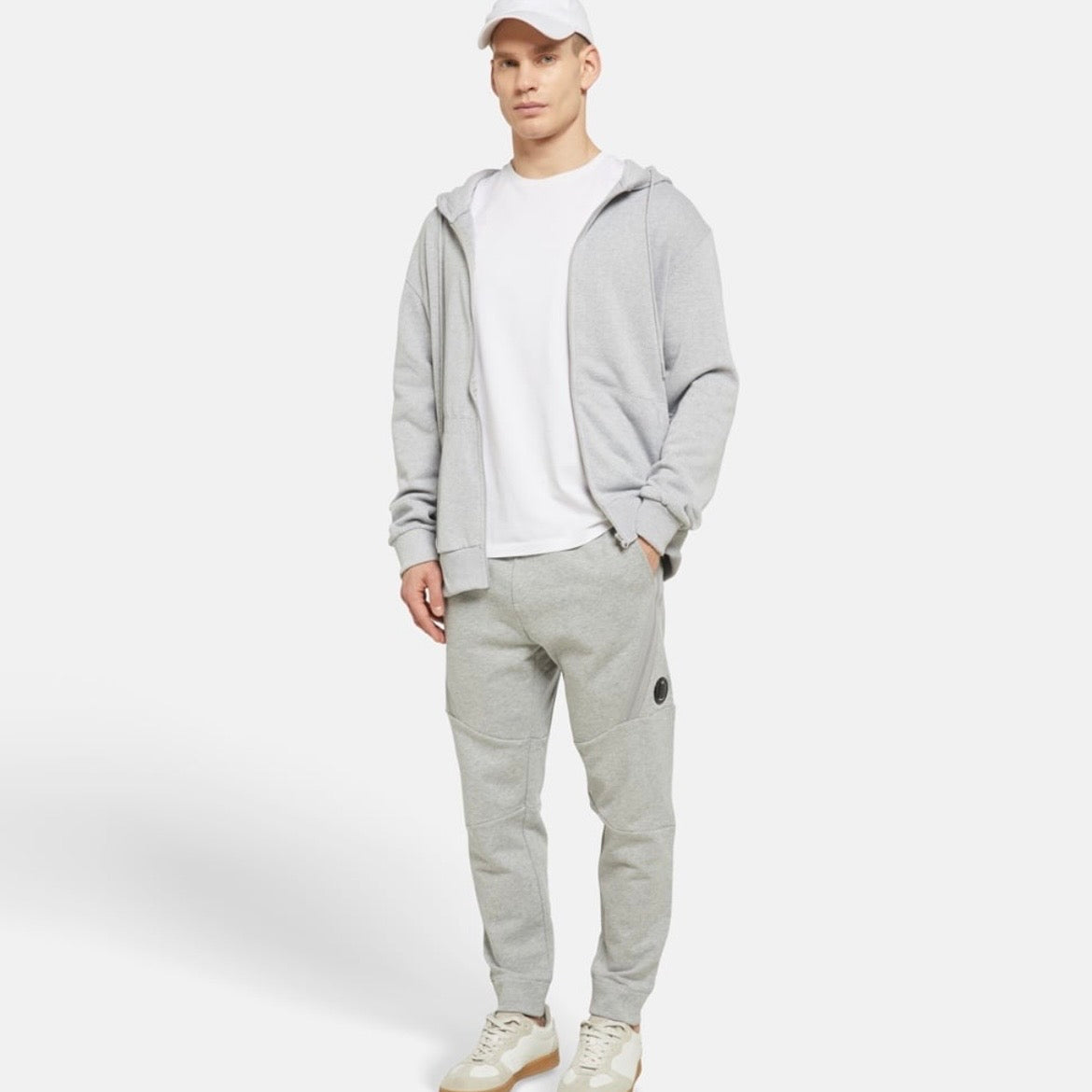 Pantalon Jogging CP Company — Gris Chiné