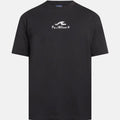 T-shirt Paul & Shark — Noir Logo Vague