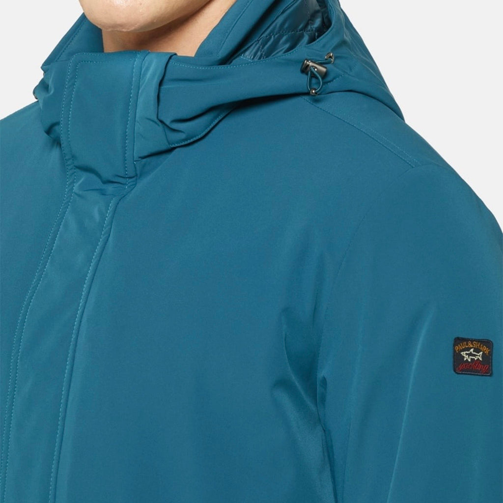 Blouson à Capuche Paul & Shark — Bleu Pétrole
