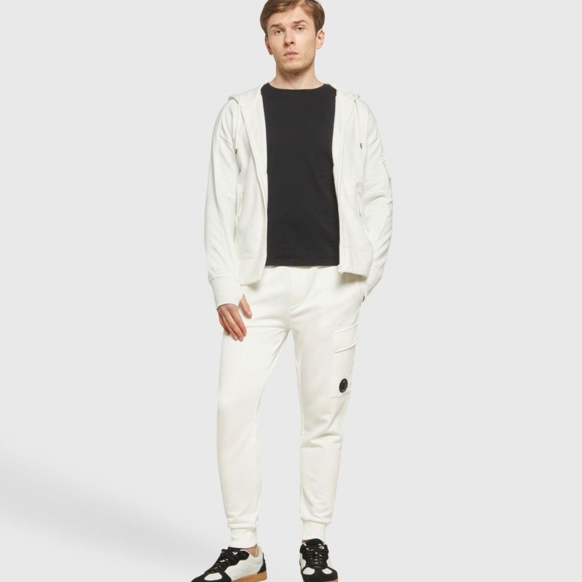Pantalon Jogging CP Company — Blanc