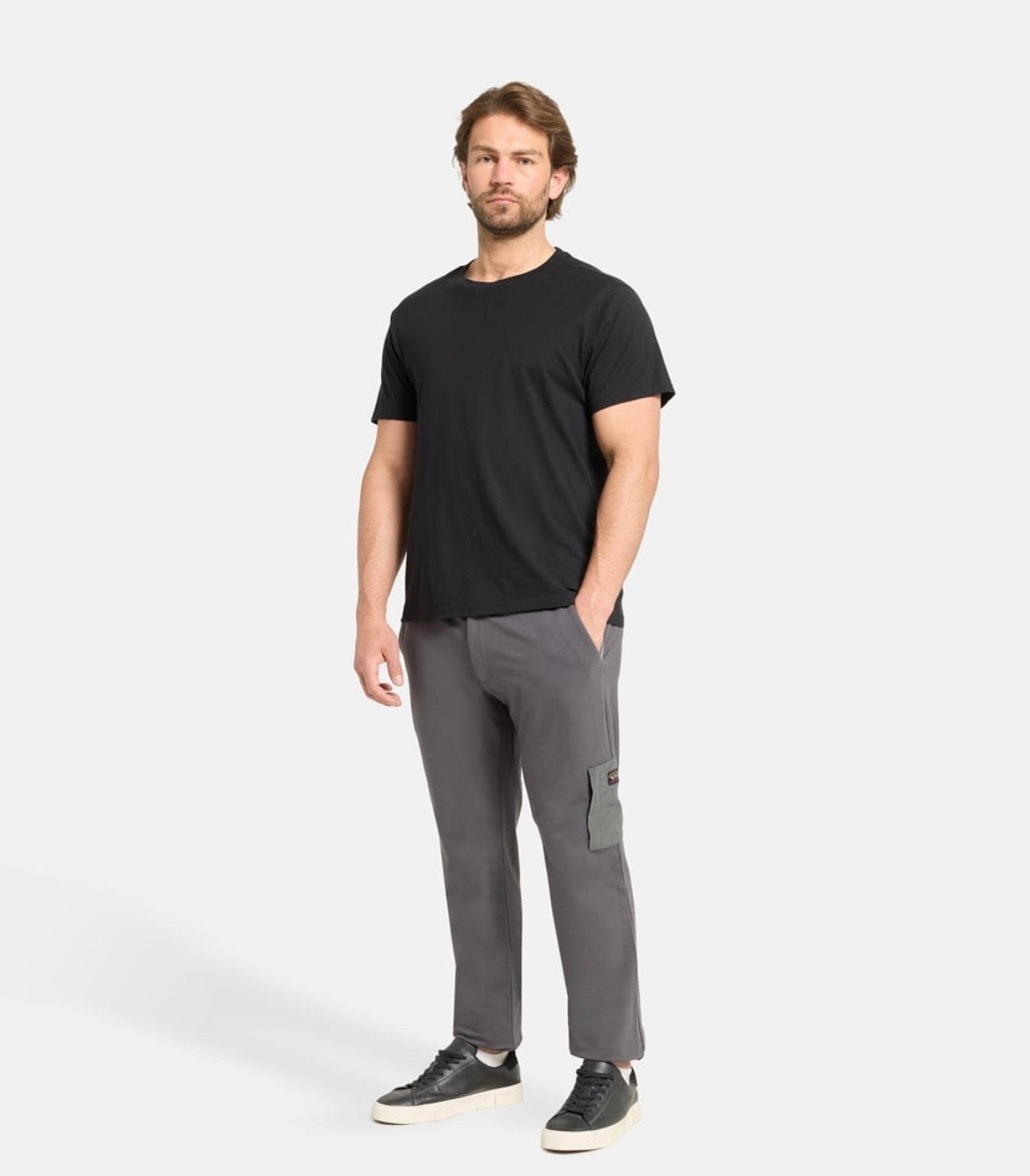 Pantalon Jogging Paul & Shark — Gris Anthracite