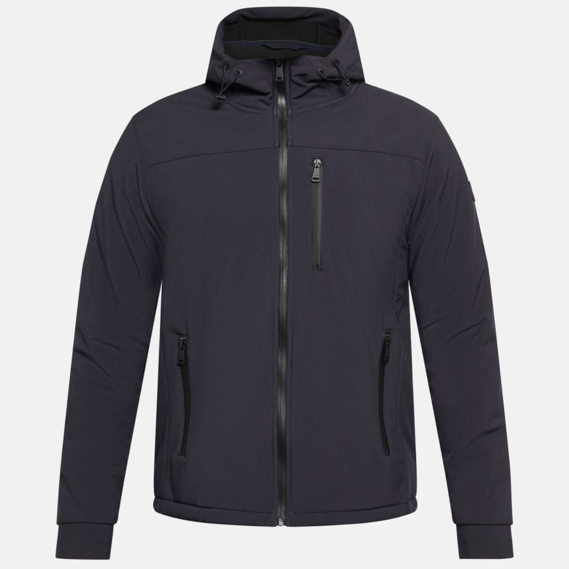 Veste Softshell à Capuche Paul & Shark — Bleu Nuit