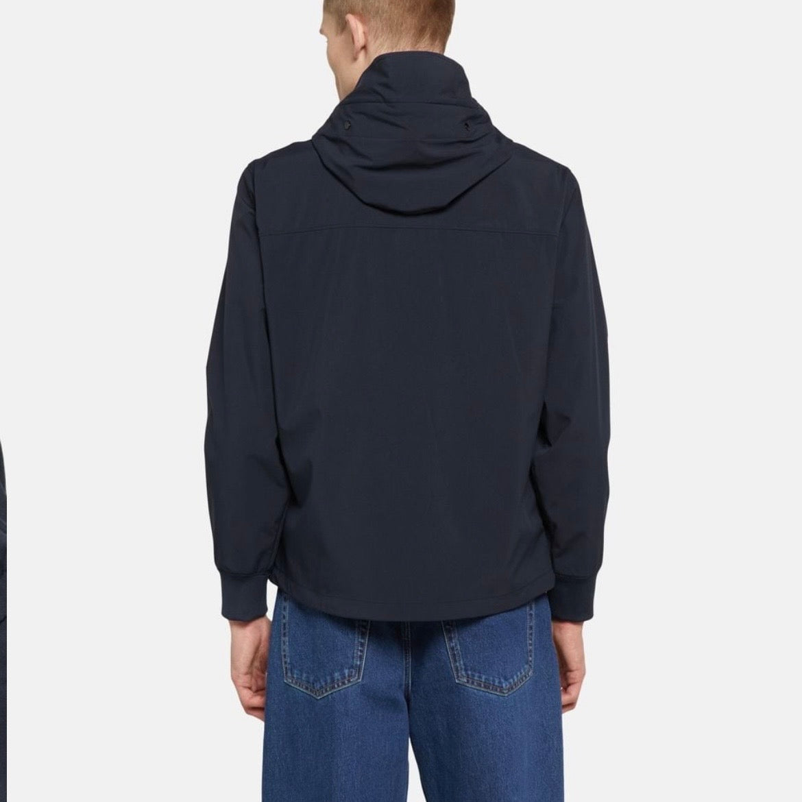 Veste à Capuche C.P. Company lunettes Bleu Marine