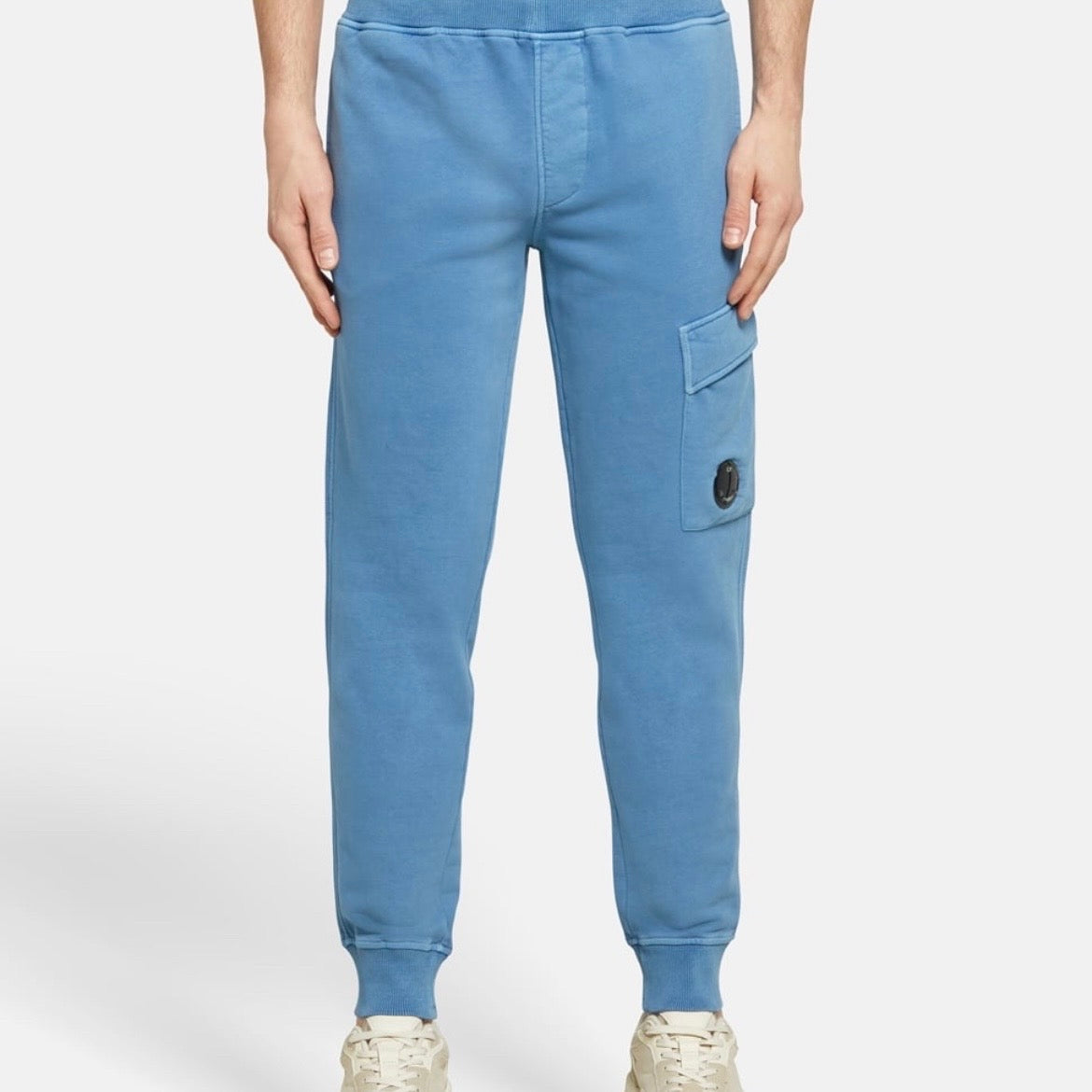 Pantalon Jogging CP Company — Bleu Ciel Délavé