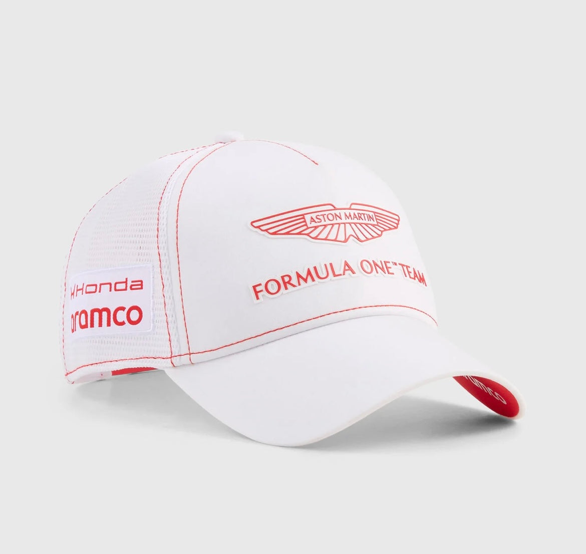 Casquette Blanche et Orange Aston Martin
