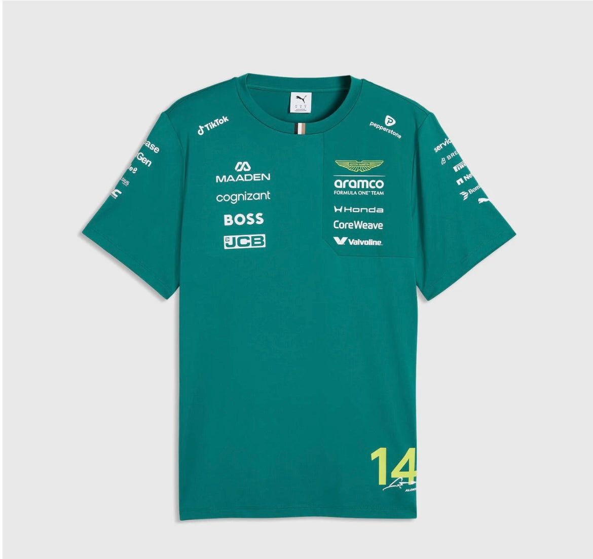 T-shirt Aston Martin 2026 — Édition Alonso