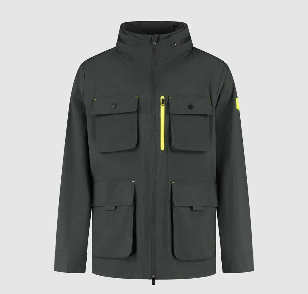 Veste 6 Poches Noire Aston Martine