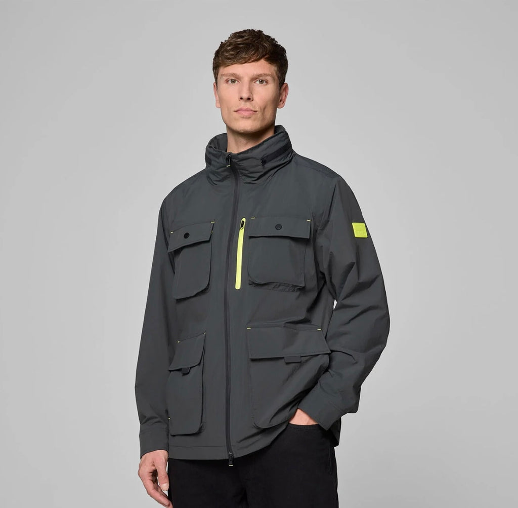 Veste 6 Poches Noire Aston Martine
